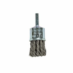 Forney Command Pro 1 in. Twist Knot End Brush Steel 25000 rpm 1 pc
