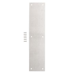 Brinks 15 in. L Stainless Steel Push Plate