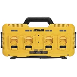 DeWalt 20V MAX DCB104 20 V Lithium-Ion 4-Port Fast Charger 1 pc