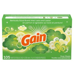 Gain Original Scent Fabric Softener Sheets 105 pk