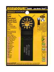 Eazypower Isomax 1-1/8 in. X 4 in. L Chrome Vanadium Steel Standard Flush Cut Wood Saw 1 pc