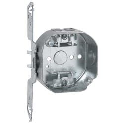 Raco 15-1/2 cu in Octagon Metal 1 gang Electrical Box Gray