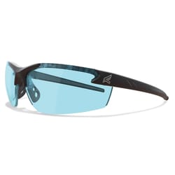 Edge Eyewear Zorge G2 Wraparound Safety Glasses Light Blue Lens Black Frame 1 pc