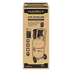 Flexzilla 20 gal Vertical Portable Air Compressor 125 psi 2 HP