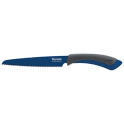 Tovolo Deep Indigo Rubber/Steel Serrated Utility Knife