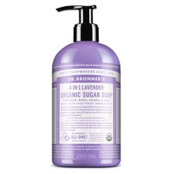 Dr. Bronner's 4-in-1 Organic Lavender Scent Sugar Soap 12 oz