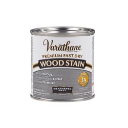 Varathane Premium Weathered Gray Oil-Based Fast Dry Wood Stain 1/2 pt