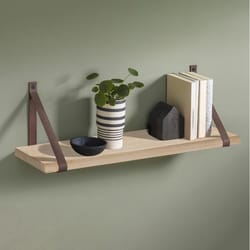 Dolle Lite Nature 0.98 in. H X 23.6 in. W X 7.9 in. D Oak Wood Shelf Board