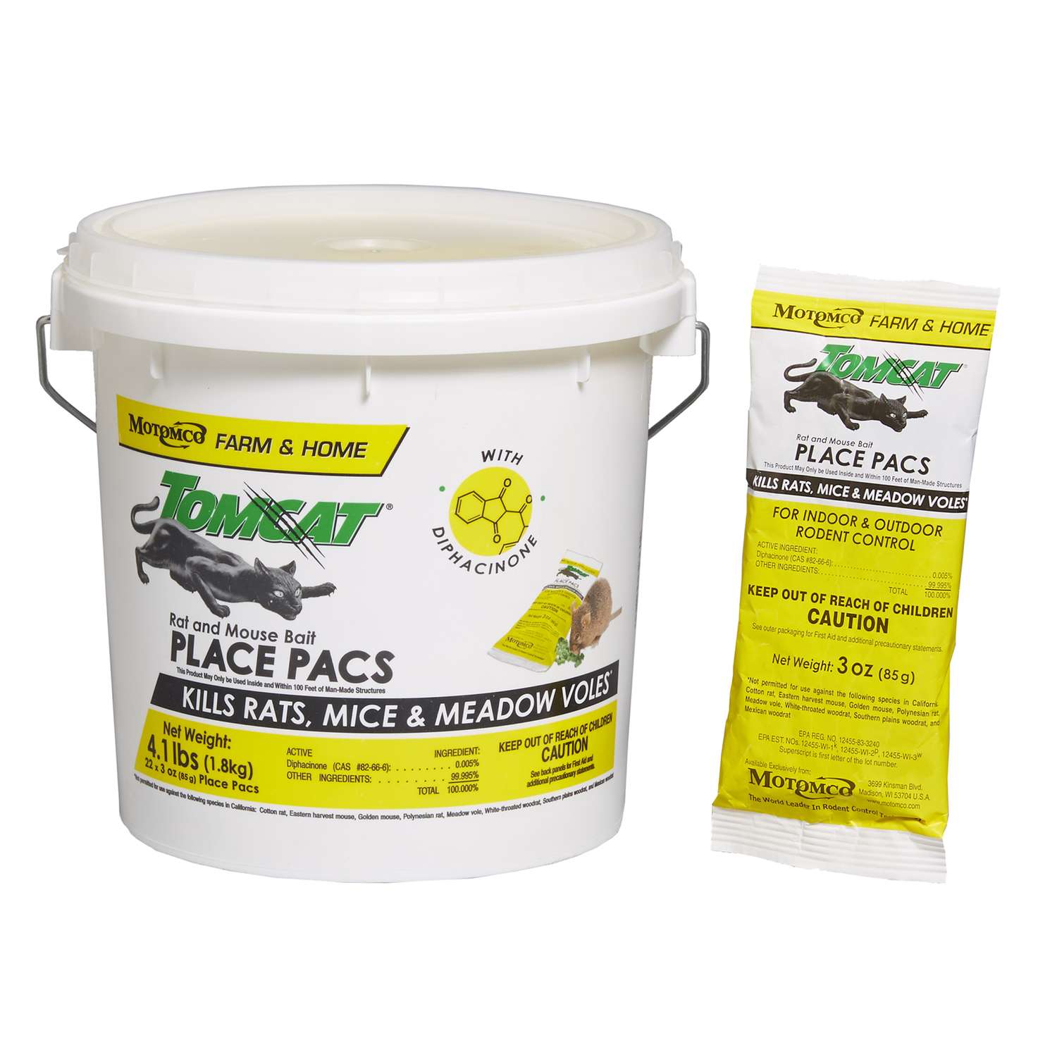 Motomco Tomcat Toxic Bait Station Pellets For Mice and Rats 4.1 - Ace