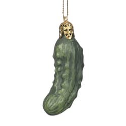 Roman Holiday Multicolored The Christmas Pickle Indoor Christmas Decor 3 in.