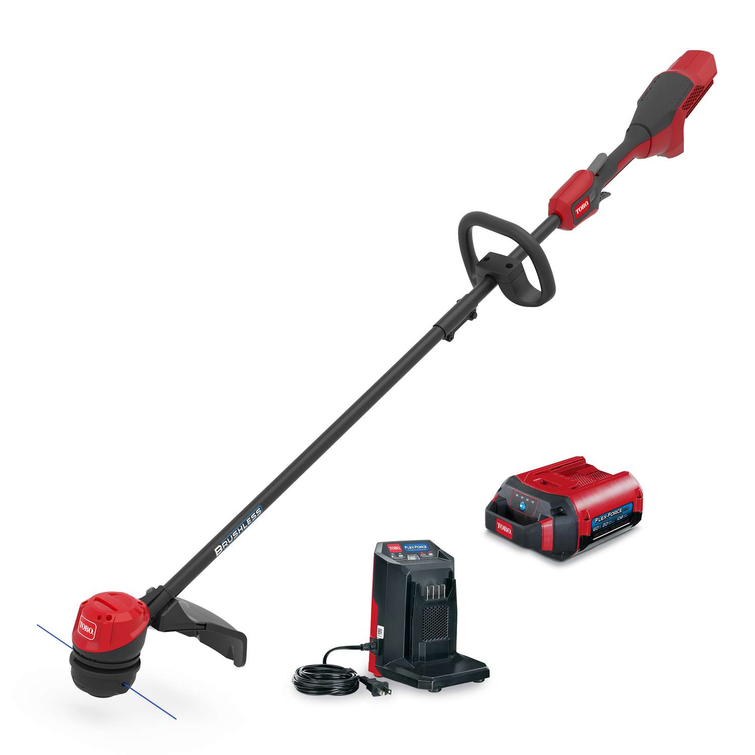 Toro Flex Force 13 in. 60 volt Battery String Trimmer Kit (Battery