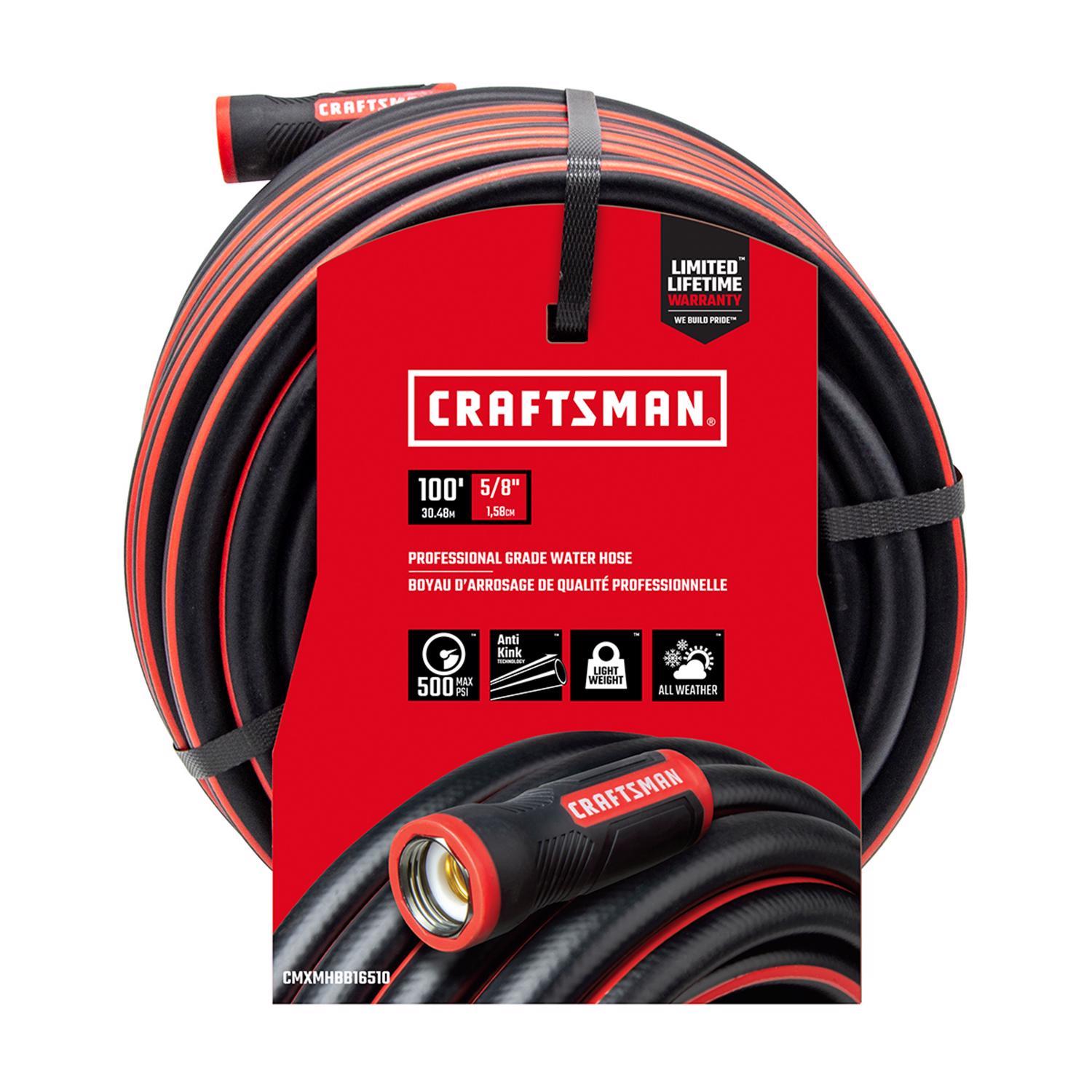 Craftsman 5/8 in. D X 100 ft. L Heavy Duty Professional Grade Garden Hose Uae Electronic uaeelectronic.com