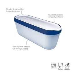 Tovolo Deep Indigo Plastic Ice Cream Tub 48 oz