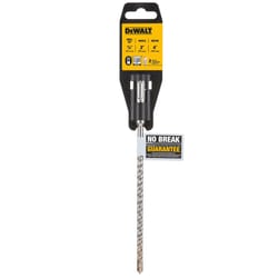 DeWalt Rock Carbide 1/4 in. X 4 in. L Carbide Tipped SDS-plus Drill Bit SDS-Plus Shank 1 pc