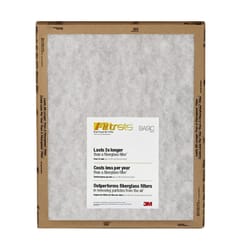 Filtrete 20 in. W X 25 in. H X 1 in. D Synthetic 2 MERV Flat Panel Filter 2 pk