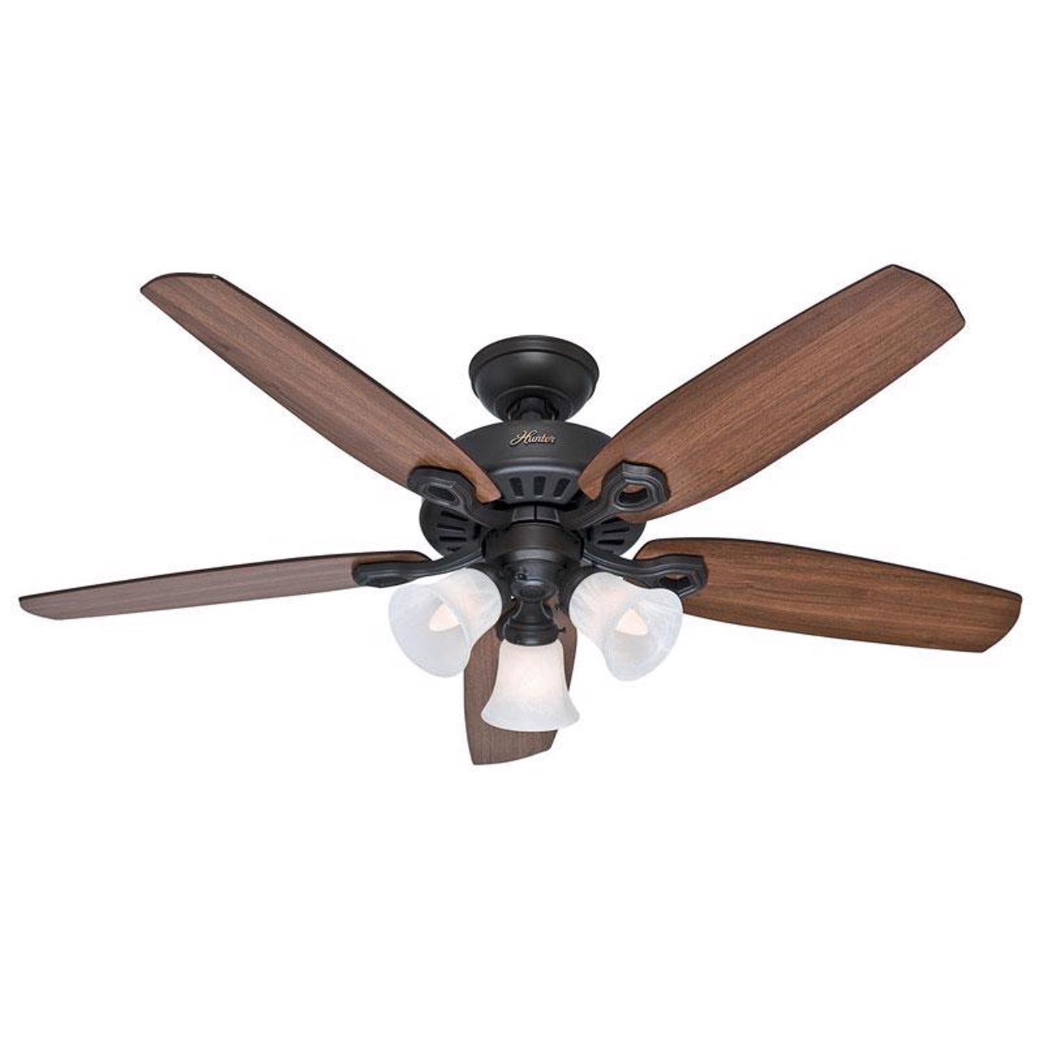 Hunter Builder Plus 52 in. New Bronze Brown LED Indoor Ceiling Fan Uae Electronic uaeelectronic.com