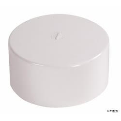 NDS Schedule 35 6 in. Hub each X 6 in. D Hub PVC Drain Cap