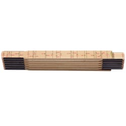 Hultafors 78 in. L Wood Brickspacing Folding Rule Metric and SAE