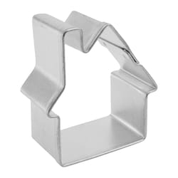 R&M International Corp International Corp 2 in. L Mini Gingerbread House Cookie Cutter Silver 1 pc