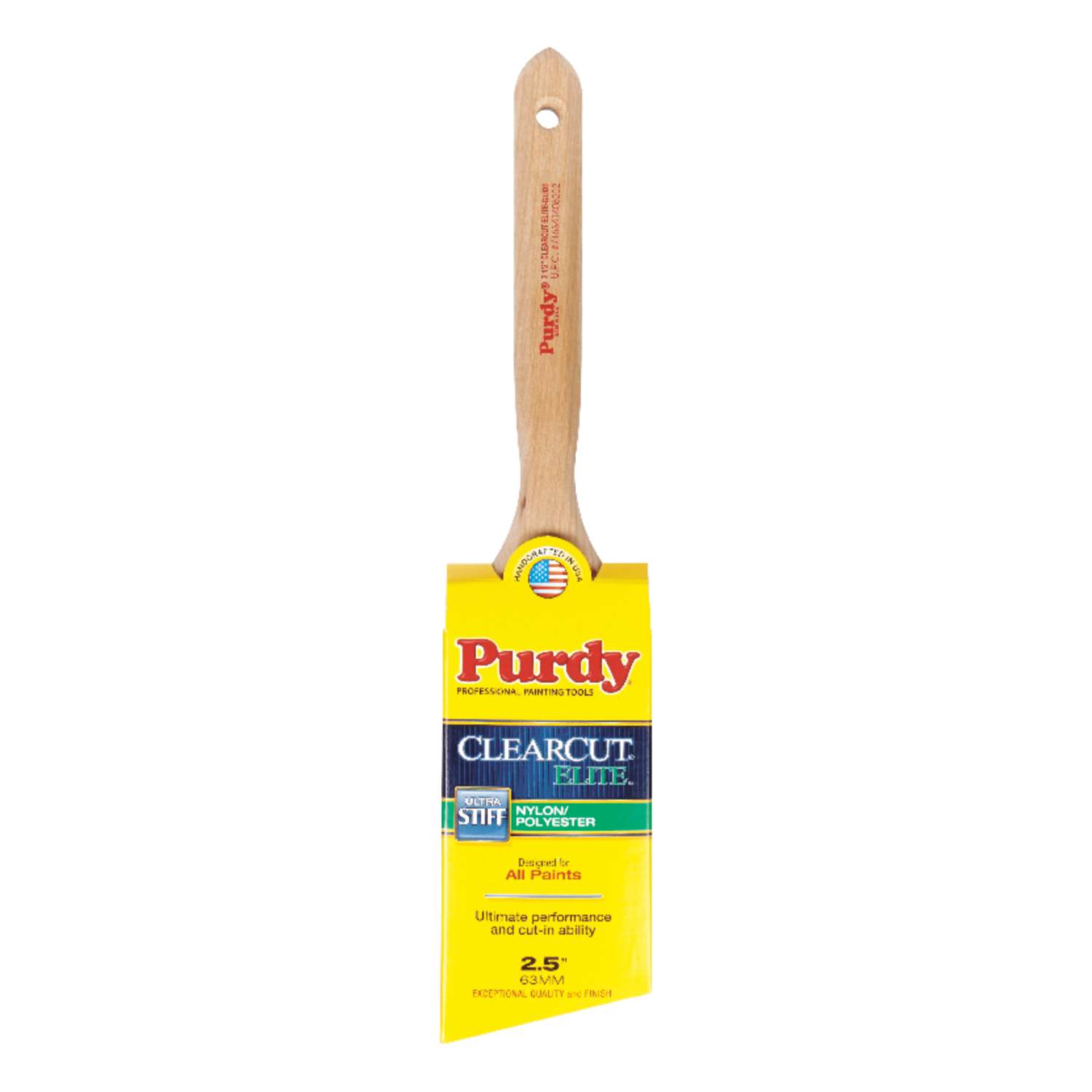 Purdy Clearcut Elite Glide 21/2 in. W Angle Trim Paint Brush Ace