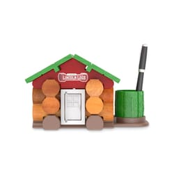 Lincoln Logs Mini Classics Mini Home Building Set Multicolored 25 pc