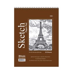 Bazic Products 6 in. W X 8 in. L Sketch Pad 50 sheet