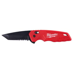 Milwaukee Fastback 8-1/4 in. Flip Folding Spring Assisted Pocket Knife Red 1 pk