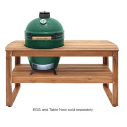 Big Green Egg Custom EGG Table Acacia Wood 31 in. H X 25 in. W X 60 in. L