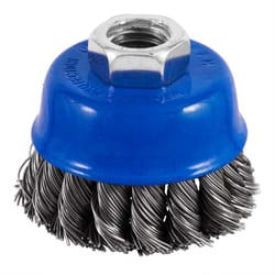 Stay Sharp 2-1/2 in. Knotted Wire Cup Brush Stainless Steel 1 pc