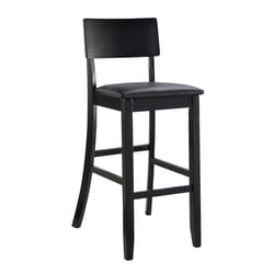 Linon Home Decor Dark Brown Polyurethane Lucia Barstool 43 in.