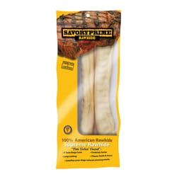 Savory Prime All Size Dogs Adult Rawhide Bone Beef 10 in. L 2 pk