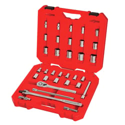 Craftsman 1/2 in. drive Metric and SAE 12 Point Mechanic's Tool Set 33 pc
