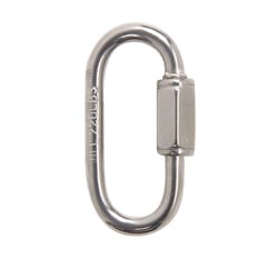 Campbell Polished Stainless Steel Quick Link 220 lb 1-3/8 in. L