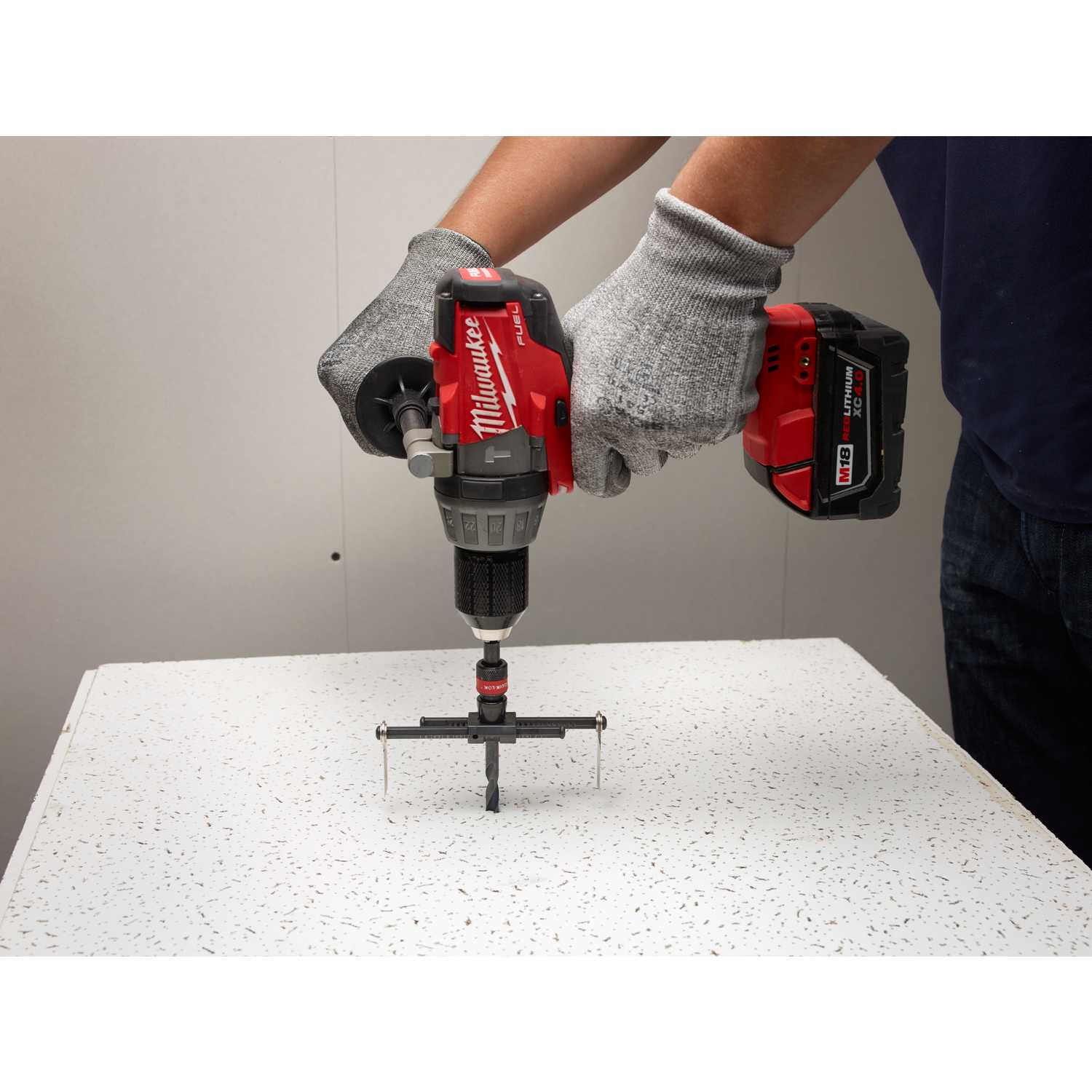 Milwaukee 2-7 in. Dia. x 1/4 in. L Bi-Metal Adjustable Hole Cutter 1/4