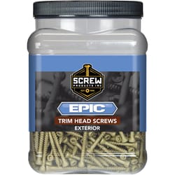 Screw Products EPIC No. 9 X 2.5 in. L Star Coated Trim Screws 5 lb 490 pk