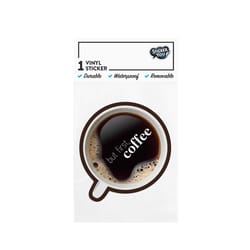 StickerYou But First Coffee Sticker Vinyl 1 pk