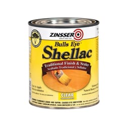 Zinsser Bulls Eye Clear Shellac-Based Shellac Finish and Sealer 1 qt