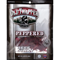 Old Trapper Peppered Beef Jerky 3.25 oz Bagged