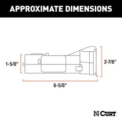 Curt Echo 7 Way Brake Control Connector 6.63 in.