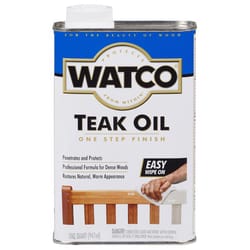 WATCO Transparent Clear Oil-Based Teak Oil 1 qt