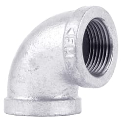 STZ Industries 3/8 in. FIP each X 3/8 in. D FIP Galvanized Malleable Iron 90 Degree Elbow