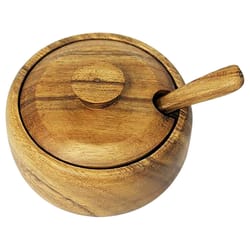 Pacific Merchants Natural Acacia Wood Condiment Bowl 1 pk