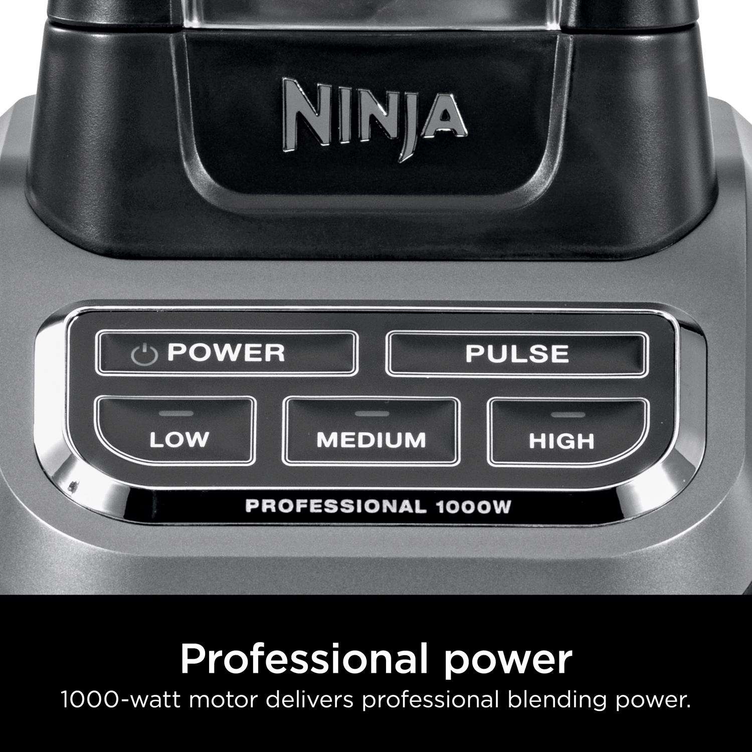 NINJA Professional Blender 72 oz. 3-Speed Black 1000-Watt Blender