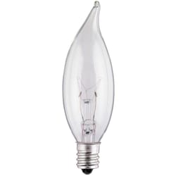 Westinghouse 25 W CA8 Decorative Incandescent Bulb E12 (Candelabra) Warm White 2 pk