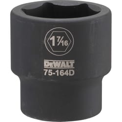 Dewalt 1-7/16 in. X 3/4 in. drive SAE 6 Point Impact Socket 1 pc