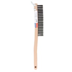 Warner 15 in. L Carbon Steel Wire Brush with Scraper