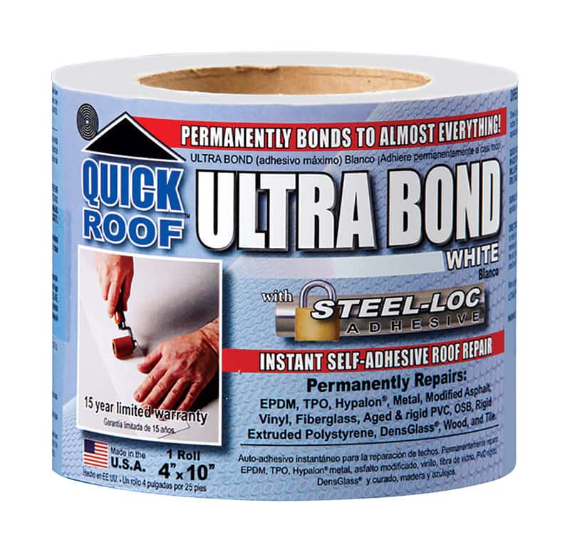 Quick Roof Ultra Bond 4 in. W x 10 ft. L Tape Self Stick Instant