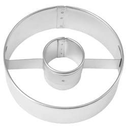 R&M International Corp 3 in. Donut Cookie Cutter Silver 1 pc