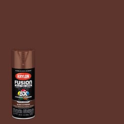 Krylon Colormaster Gloss Leather Brown Spray Paint + Primer