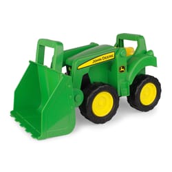 TOMY John Deere Scoop Tractor Toy Plastic Green